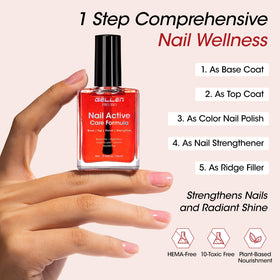 GELLEN texture swatch highlighting pearlescent rose tint and gloss