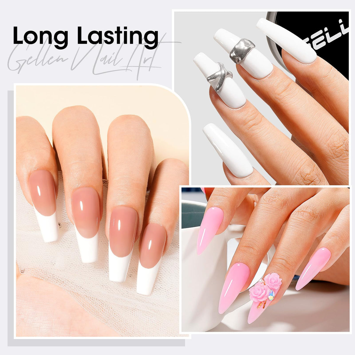 GELLEN apex close-up on sculpted nail highlighting strong C-curve support
