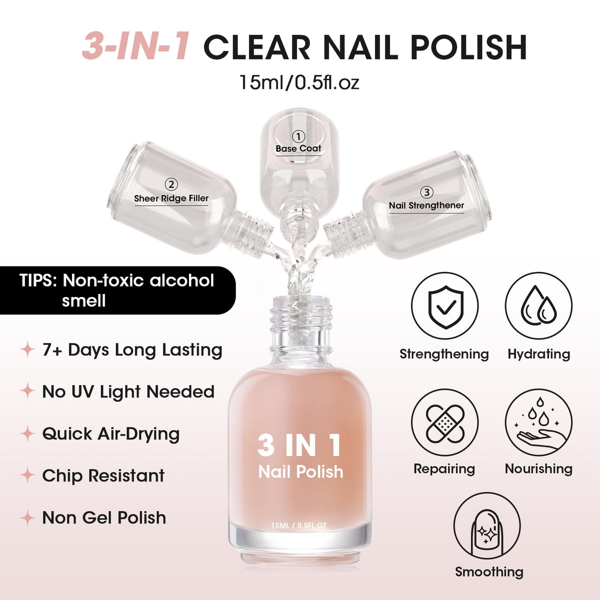 GELLEN brush applying smooth stroke, showing easy self-leveling and bubble-free finish