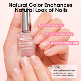 GELLEN application in hand demonstrating quick air-dry benefit