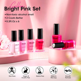 GELLEN base and top coat beside colors, system improves durability