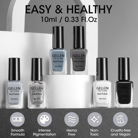 GELLEN bottle beside coin to show size and travel-ready benefit