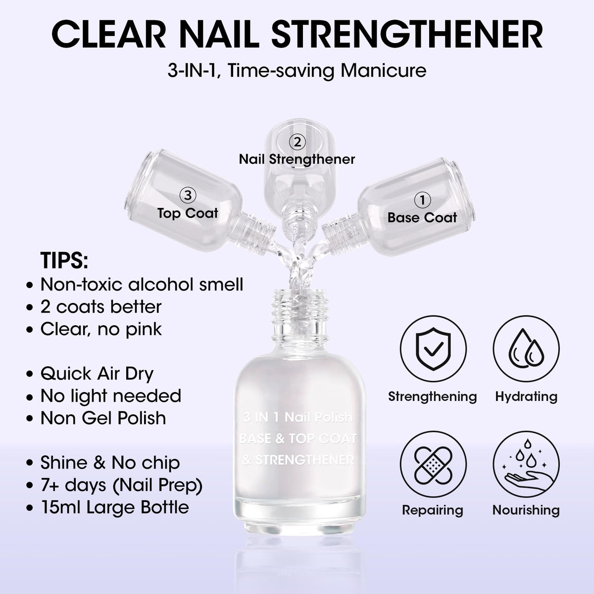GELLEN brush applying clear coat for quick application and smooth coverage benefit