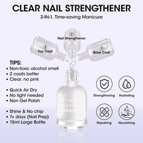 GELLEN brush applying clear coat for quick application and smooth coverage benefit