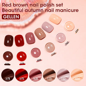 GELLEN brush close-up highlighting wide flat brush for precise, streak-free application