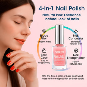 GELLEN brush detail demonstrating easy, streak-free application for precise polish control