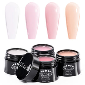 GELLEN kit front view showing all four bottles and gift box, convenient set