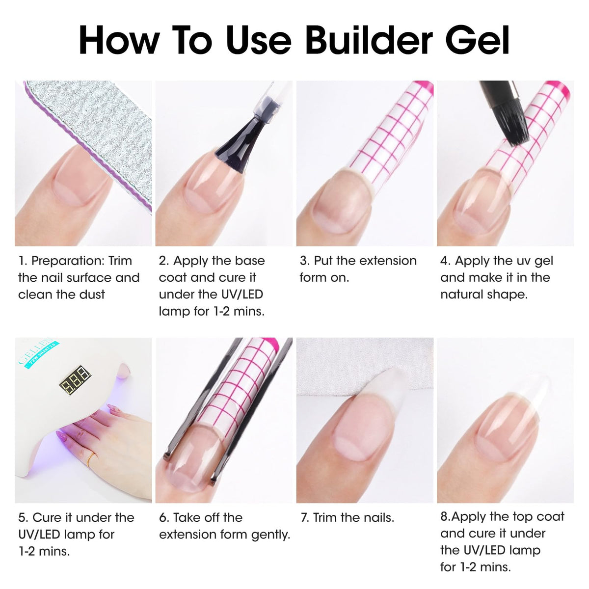 GELLEN product label close-up showing instructions and ingredient clarity