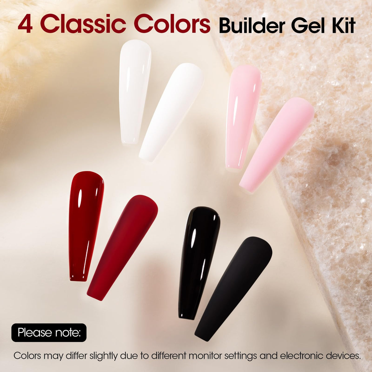 GELLEN milky white builder gel close-up texture for smooth apex building