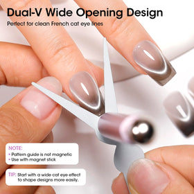 GELLEN bunny and heart design plates shown for playful shaped magnetic nail accents