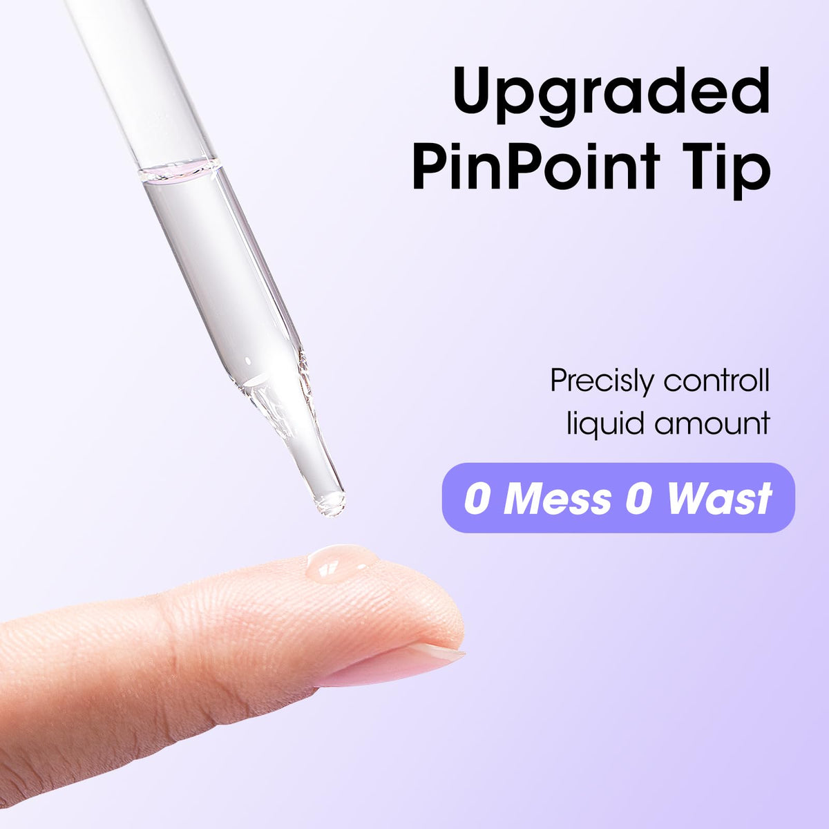 GELLEN applying drops under press-on nail to lift tip gently and safely