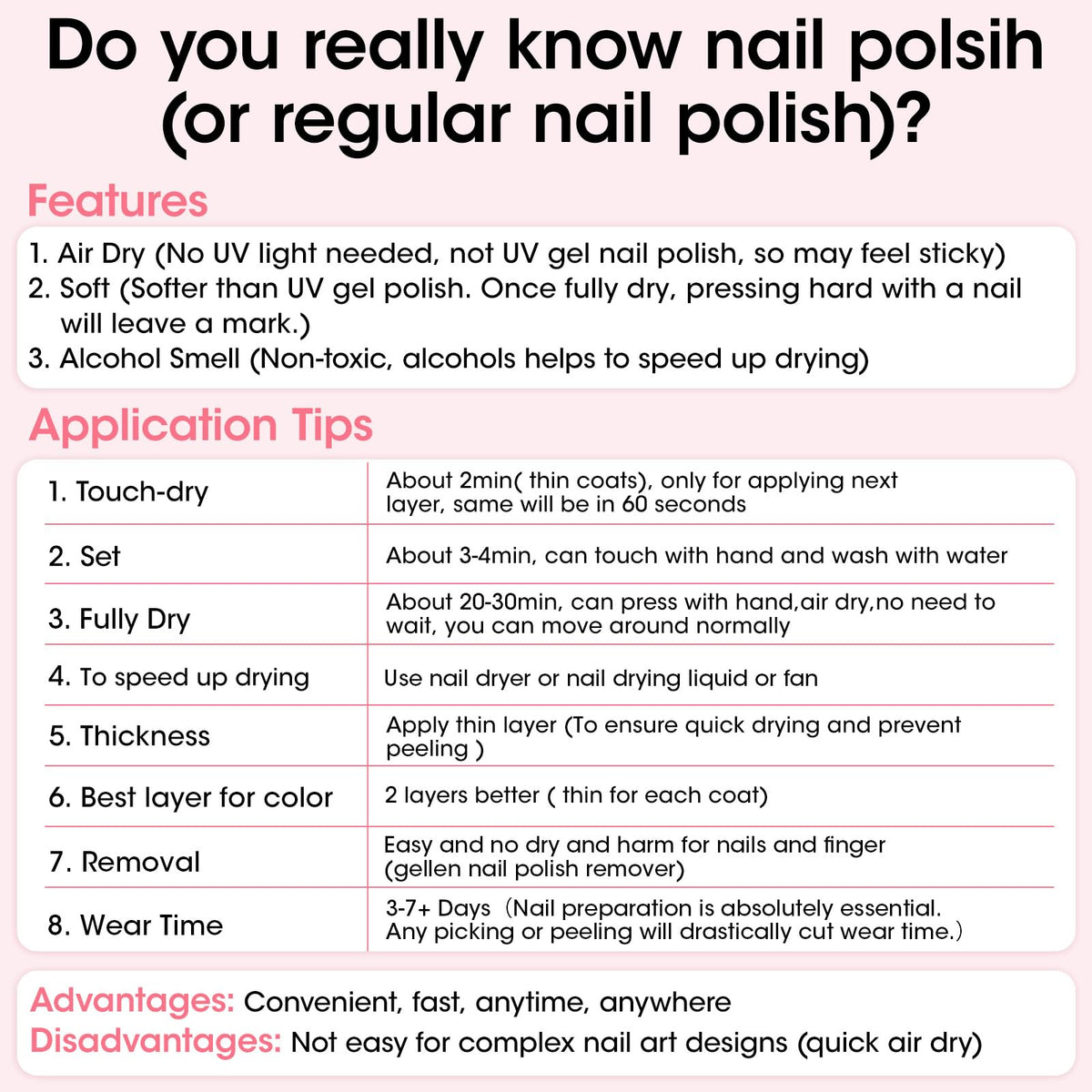 GELLEN finished manicure nails with mirror shine boosting wear and brightness