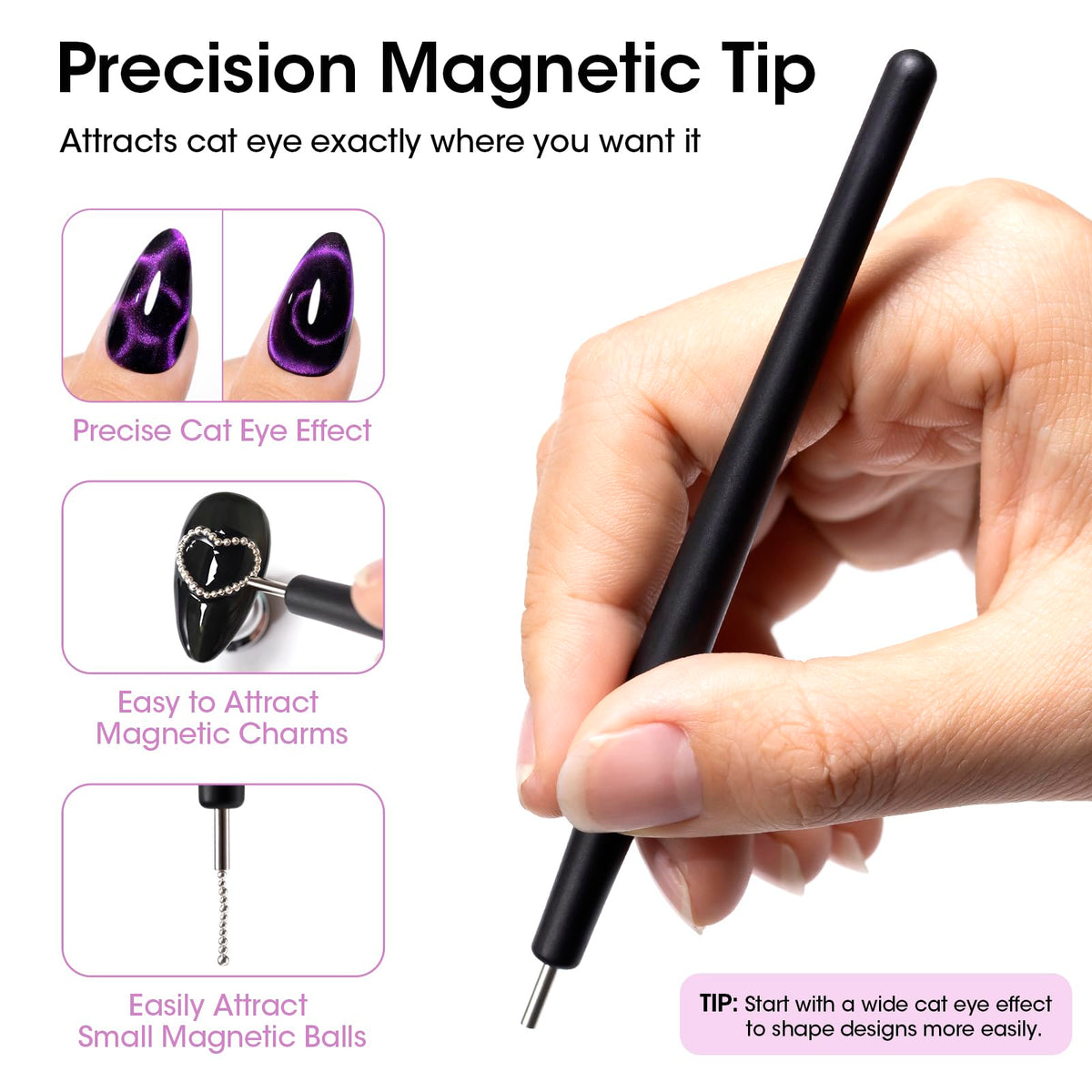 GELLEN French tip guide plate displayed to achieve consistent curved smile lines