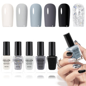 GELLEN front packaging showing six neutral shades and versatile use