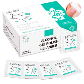 GELLEN front packaging showing 200-count pads and brand benefit