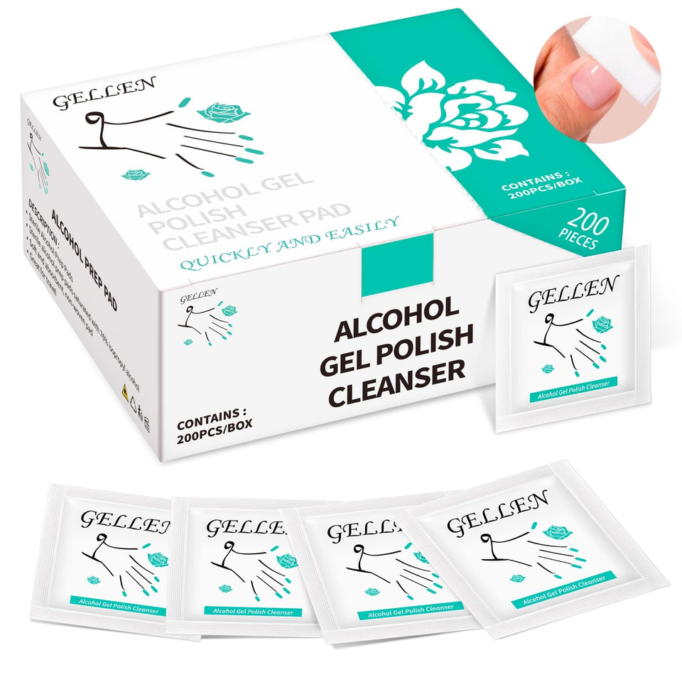 GELLEN front packaging showing 200-count pads and brand benefit