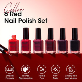 GELLEN manicure in use on hands showing salon-style results