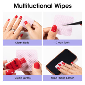 GELLEN removing polish from nail demonstrating gentle effective cleaning