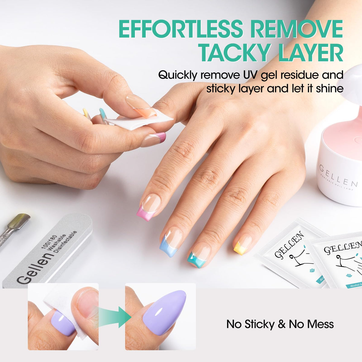 GELLEN individually wrapped packets keeping wipes fresh for travel