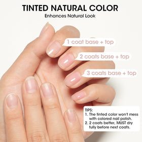 GELLEN shea butter and vitamin E depiction, indicating deep nourishment for nails