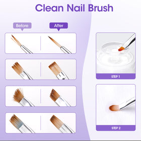 GELLEN label detail showing usage tips and gentle, acetone-free formula information