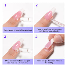 gellen lifestyle bathroom vanity setup showing convenient at-home nail care