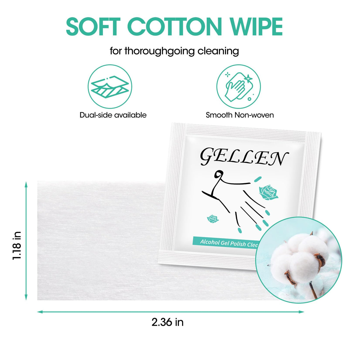 GELLEN pads inside travel pouch for salon-quality touch-ups