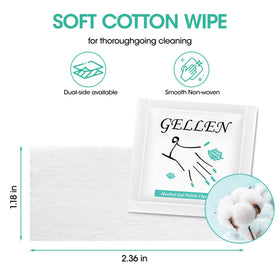 GELLEN pads inside travel pouch for salon-quality touch-ups