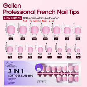 GELLEN lifestyle shot wearing French manicure demonstrating elegant results