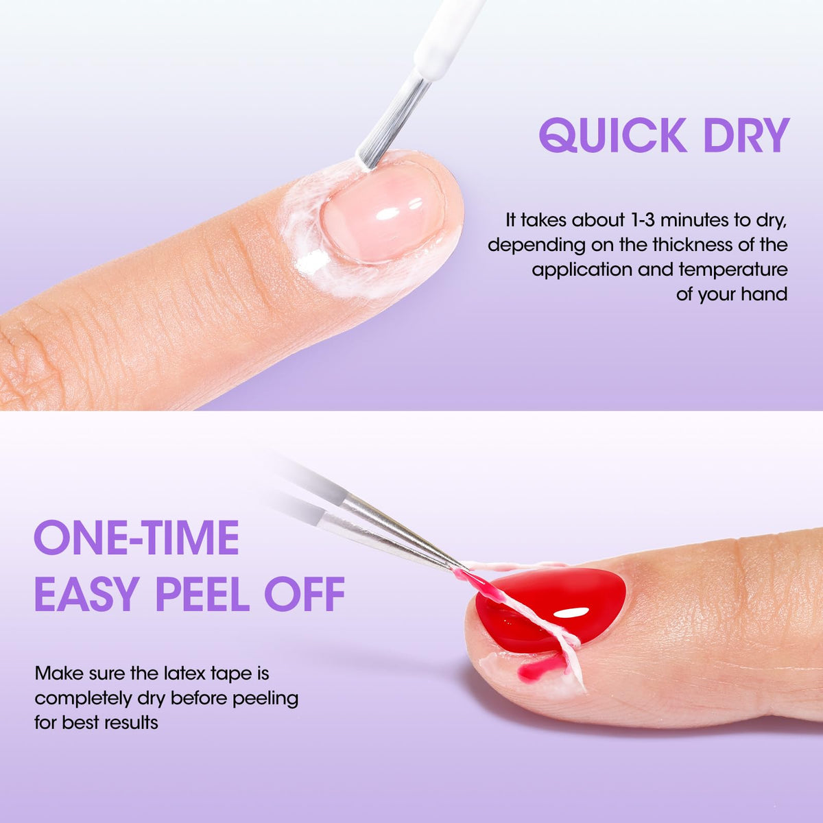 GELLEN pouring liquid texture to show consistency and fast-drying benefit