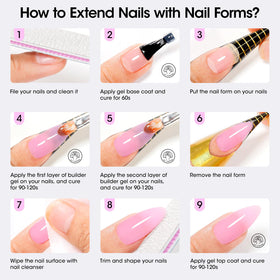 GELLEN manicure on desk lifestyle shot showing salon-quality results at home