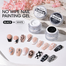 GELLEN nail artist using gels in salon, professional results for clients