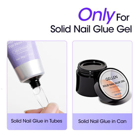 GELLEN nozzle detail highlighting precise spray for targeted glue application