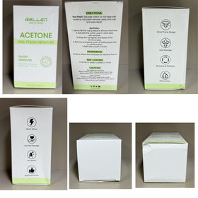 GELLEN packaging showing 8 fl oz capacity and travel-friendly design