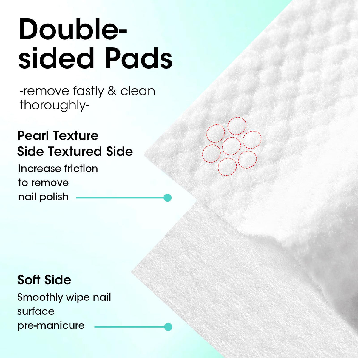 GELLEN pad in hand showing scale and coverage of a full nail removal benefit