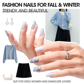 GELLEN pedicure on toes lifestyle shot showing wearable gray tones