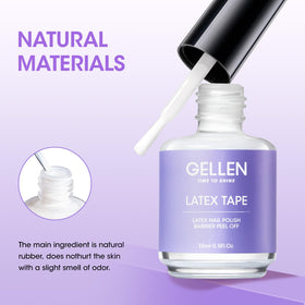 GELLEN peeling off demo showing clean removal and reduced cleanup time