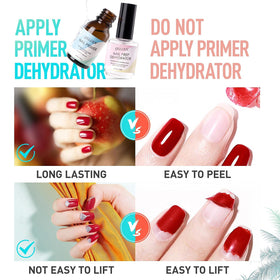 GELLEN prep dehydrator and primer bottles demonstrating better bonding