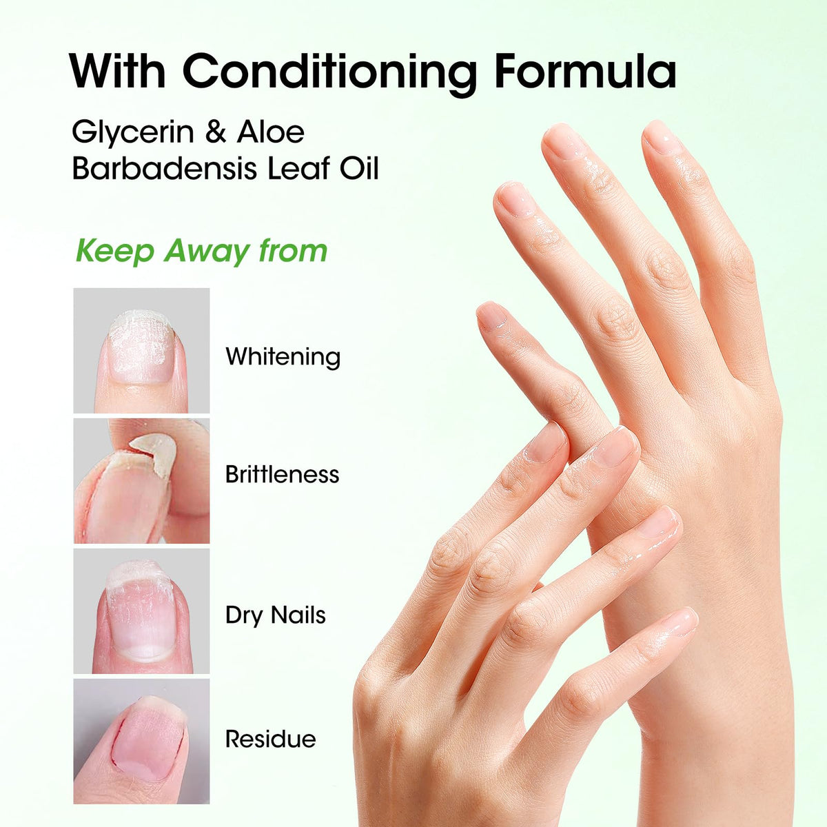 GELLEN bottle in hand showing 8 fl oz scale for long-lasting supply benefit