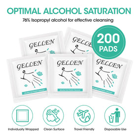 GELLEN single saturated pad displayed to show ready-to-use convenience