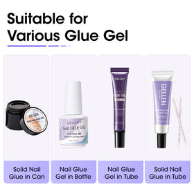 GELLEN bottle next to coin showing 80ml size and travel-friendly capacity