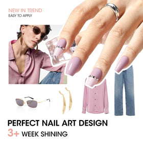 GELLEN swatch strip on skin showing color range and easy selection