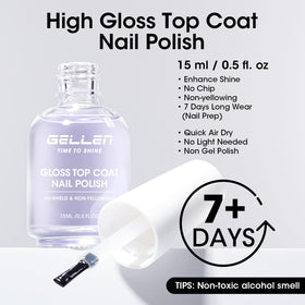 GELLEN texture drop on nail surface illustrating smoothing and filling action