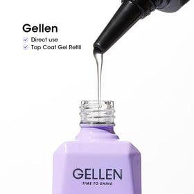 GELLEN label close-up showing ingredients and safe low-odor benefit
