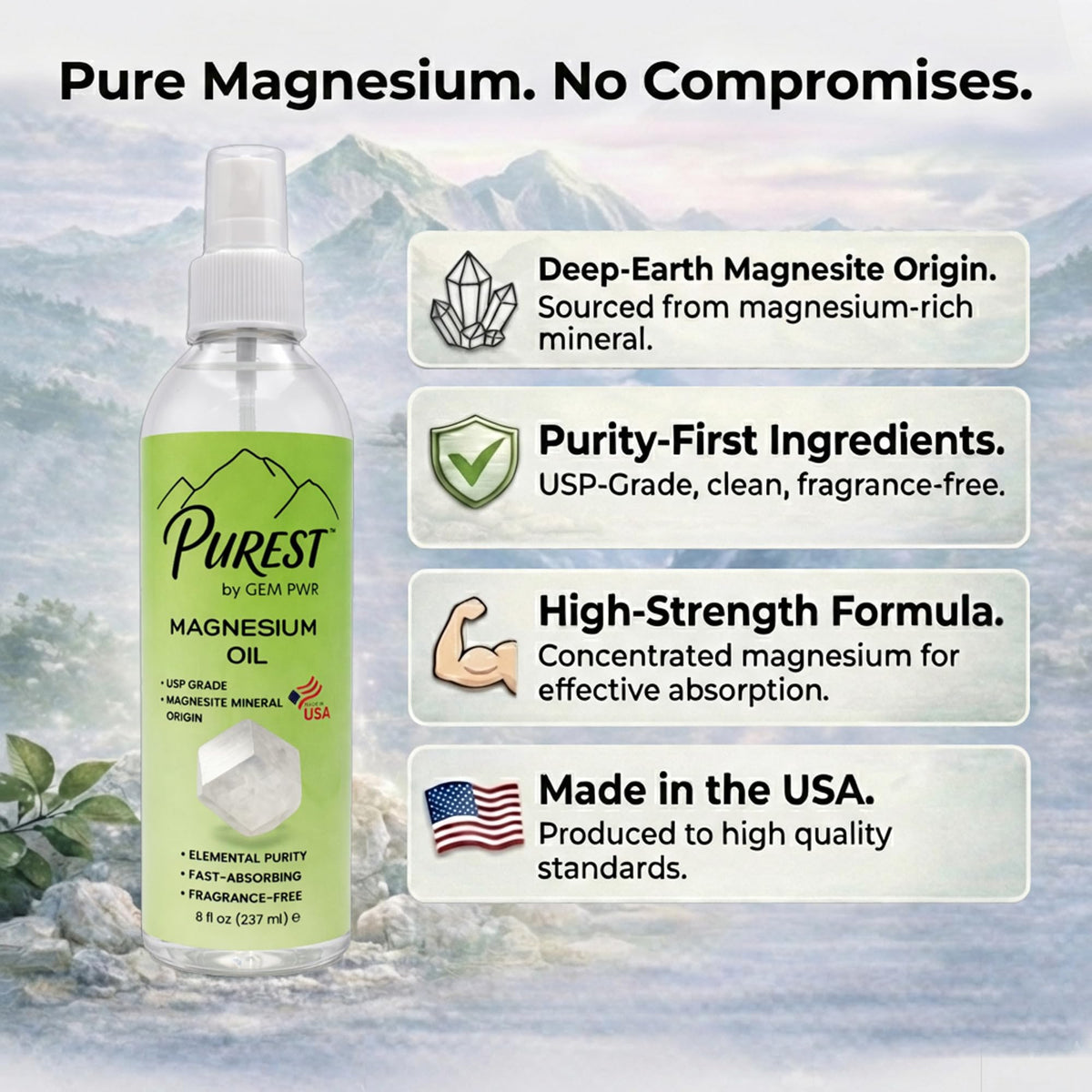 GEM PWR spray pump detail highlighting easy application and leak-resistant design benefit
