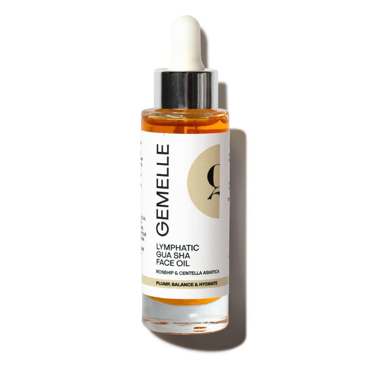 GEMELLE front packaging 30ml showing award seals and premium bottle benefit: trusted quality