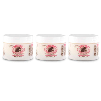 Gena front packaging showing three 1 oz jars and product benefits