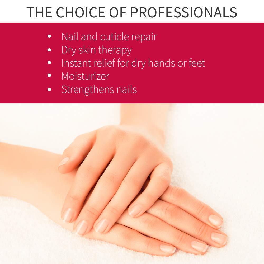 Gena in a hand-care routine setting illustrating softer, moisturized hands