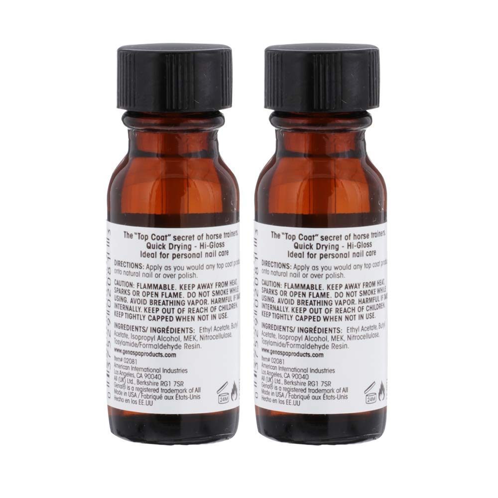 Gena label close-up showing ingredient and usage information for confidence