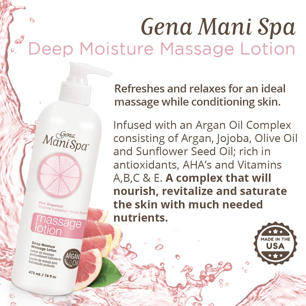 Gena in-use hand massage demonstrating smooth glide and soothing hydration